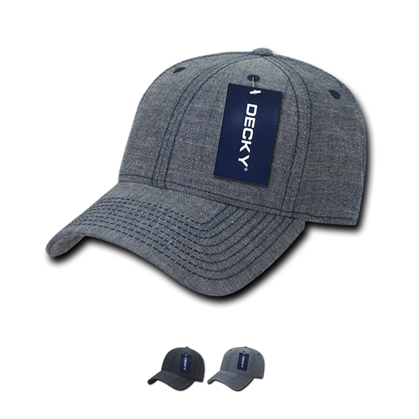 Decky 116 6 Panel Low Profile Structured Denim Cap - CASE Pricing Hot on Sale