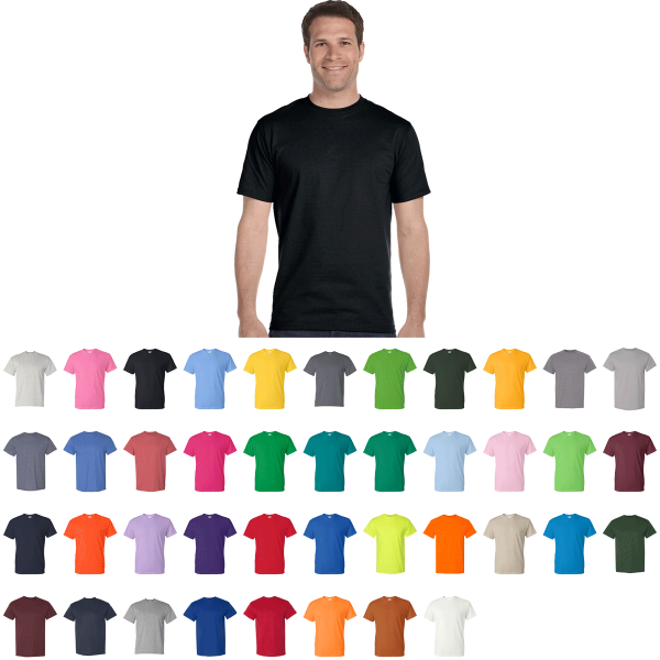 Gildan DryBlend® 50 50 T-Shirt, Gildan® 8000, G800 - Bulk Shirts, Blank Shirts, Wholesale Shirts Sale