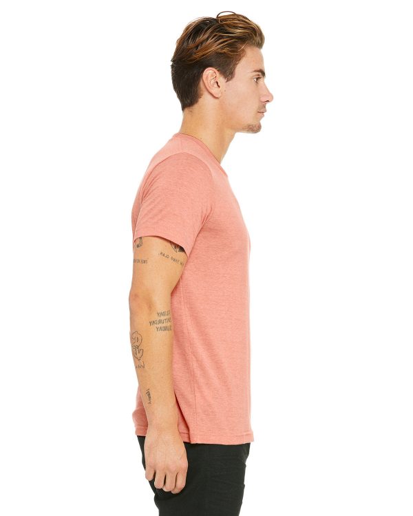 Bella + Canvas® 3001CVC Unisex Jersey T-Shirt - Heather Colors, Blank Shirts Online - Image 4