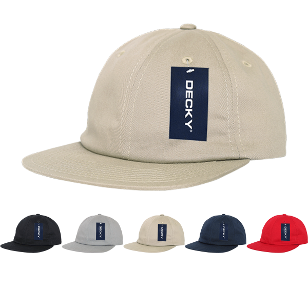 Decky 200 - Relaxed Flat Bill Cotton Cap - CASE Pricing Online now