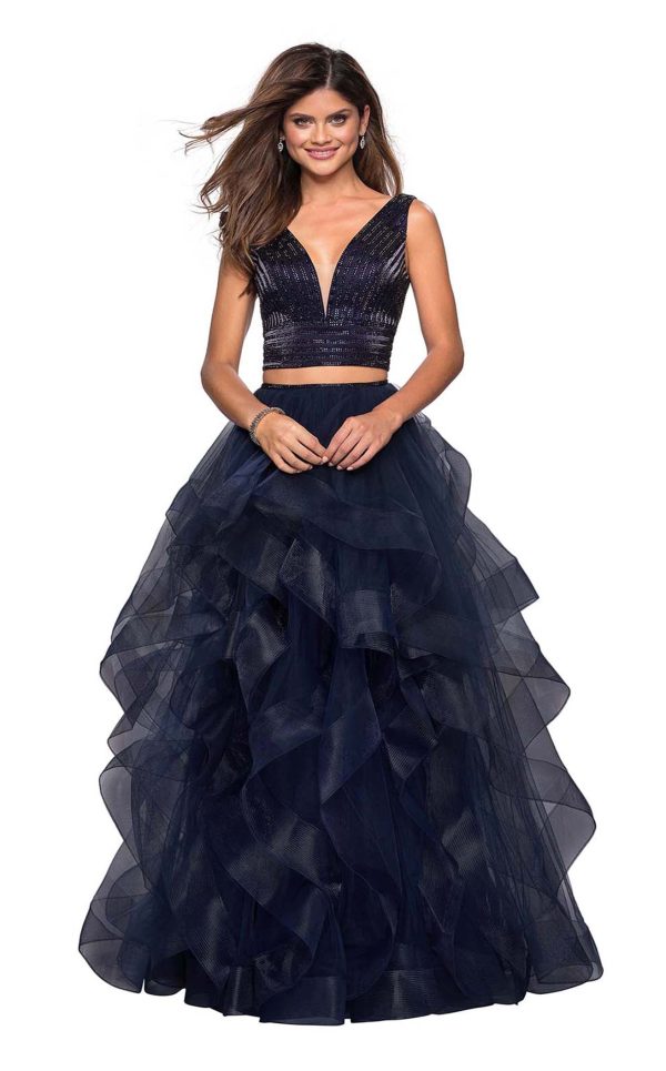 La Femme 27445CL Dress For Sale - Image 3