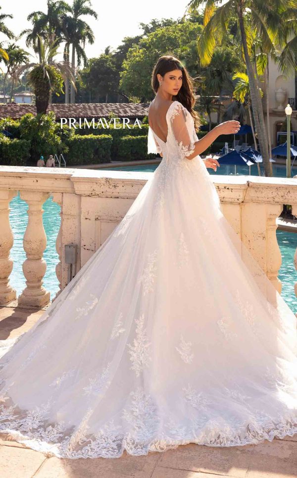 Primavera Couture 11134 Bridal Dress Online now - Image 2