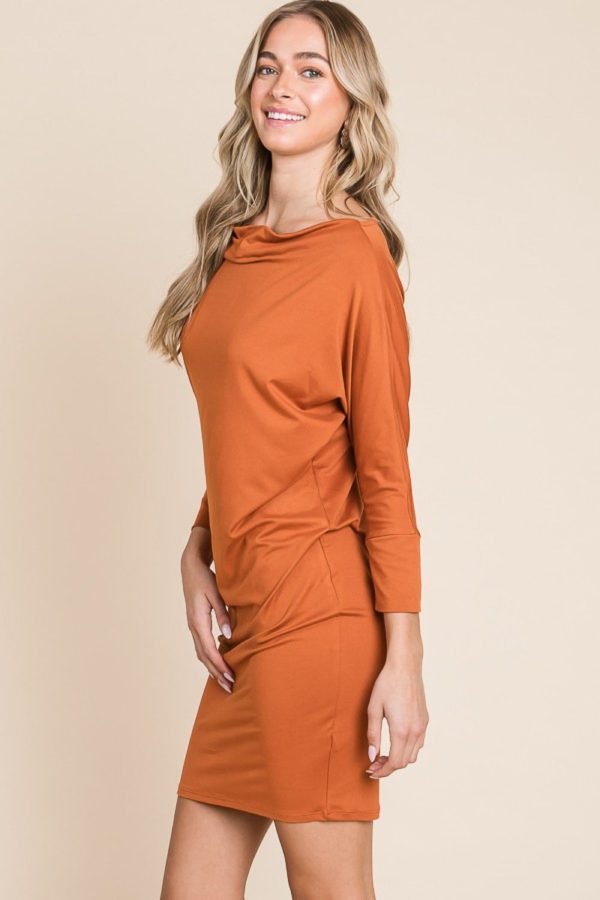 Culture Code Full Size Dolman Sleeve Mini Dress Supply - Image 3